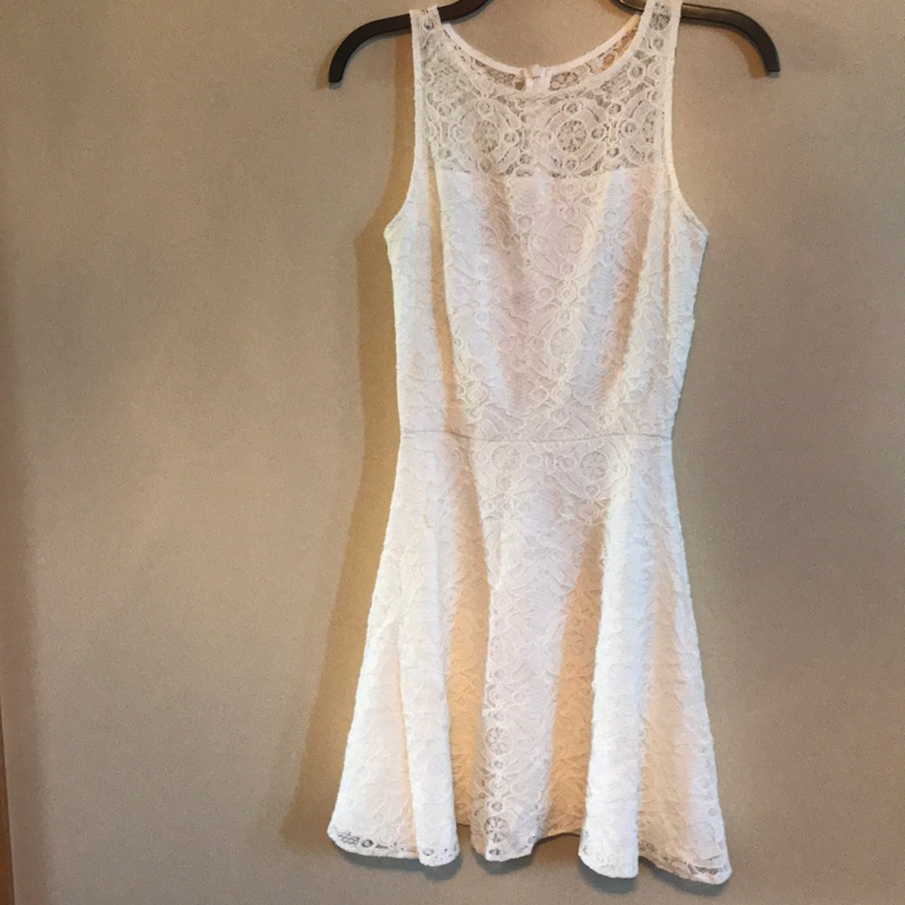 Love Ady Ivory Lace Dress